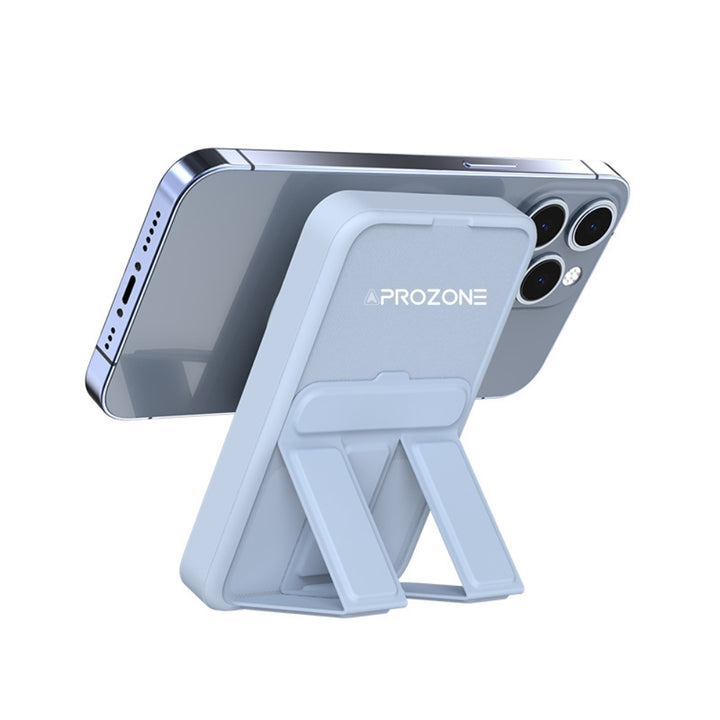 Magnetic Wireless Powerbank With Leather Kickstand For iPhones and iWatches - Aprozone