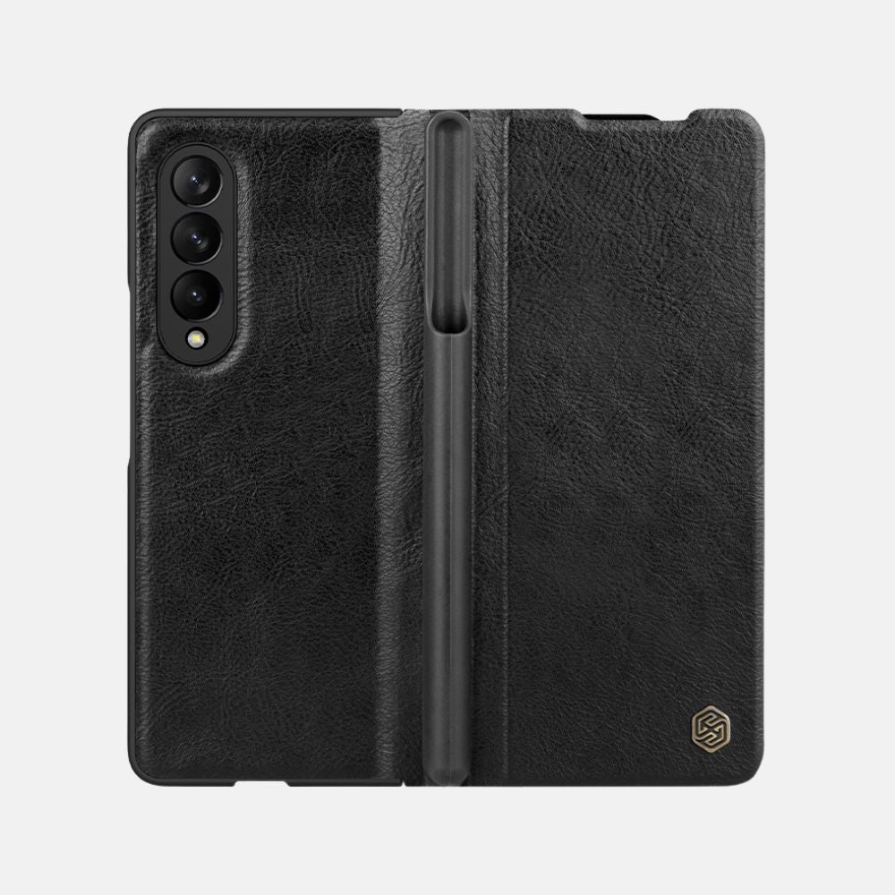 Samsung Galaxy Z Fold 3 Back Cover / Qin Leather Case Case Nillkin - Aprozone