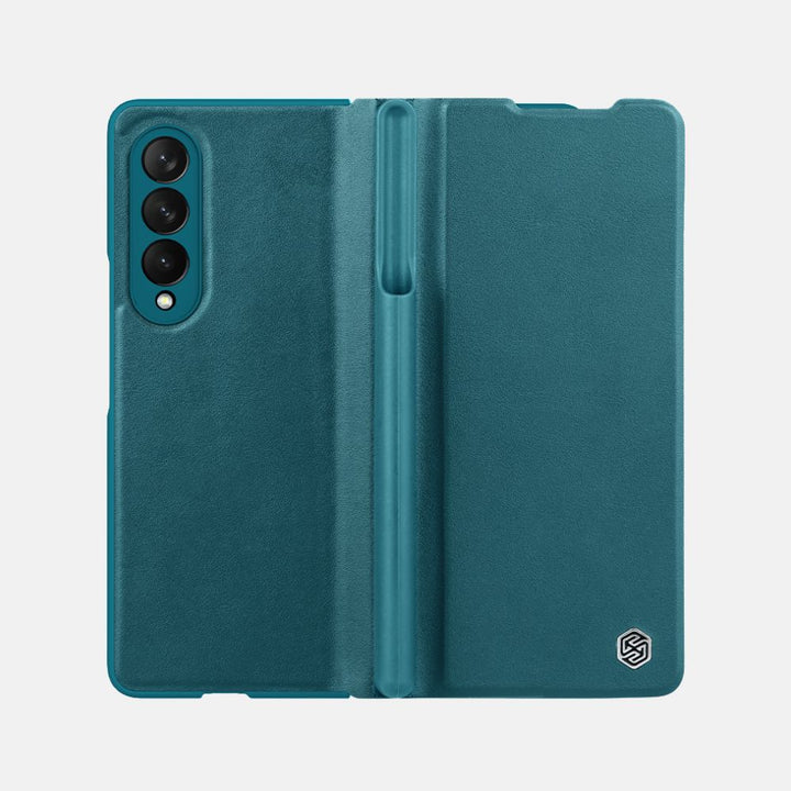 Samsung Galaxy Z Fold 3 Back Cover / Qin Leather Case Case Nillkin - Aprozone