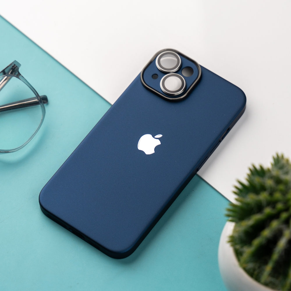 iPhone 13 Back Cover Luxury Frosted Case with Camera Protection