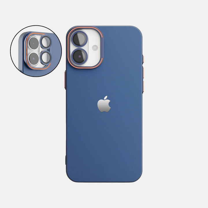 iPhone 16 Luxury Frosted Case With Camera Protection