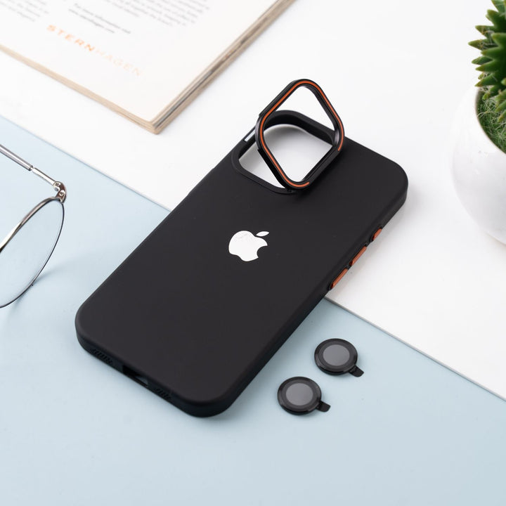 iPhone 16 Luxury Frosted Case With Camera Protection