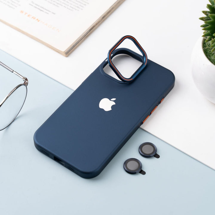 iPhone 16 Luxury Frosted Case With Camera Protection