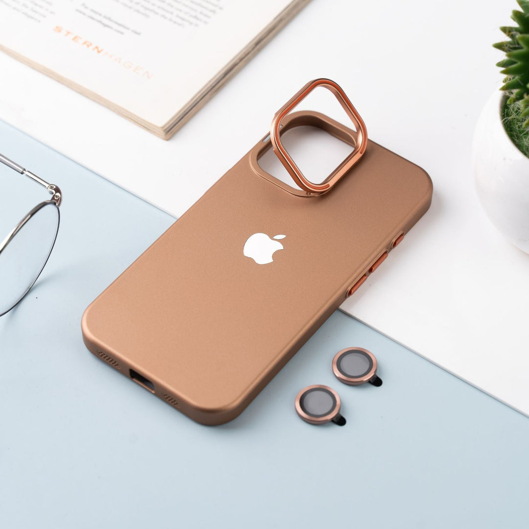 iPhone 16 Luxury Frosted Case With Camera Protection