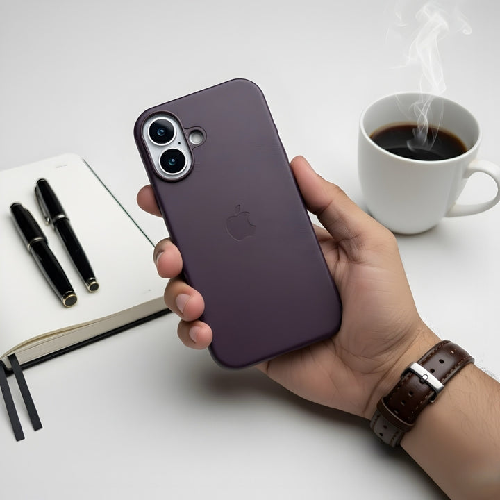iPhone 16 Back Cover / OG Masgafe Leather Case