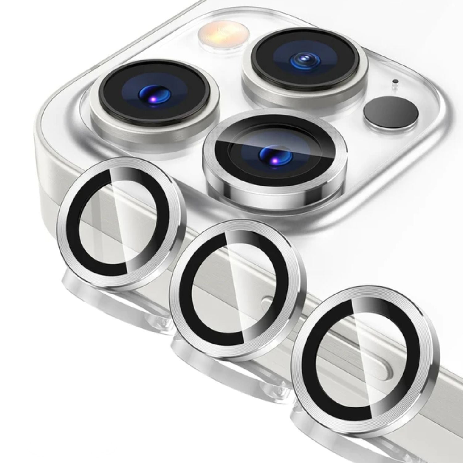 iPhone 15 Series 3D Camera Lens Protector, Aprozone