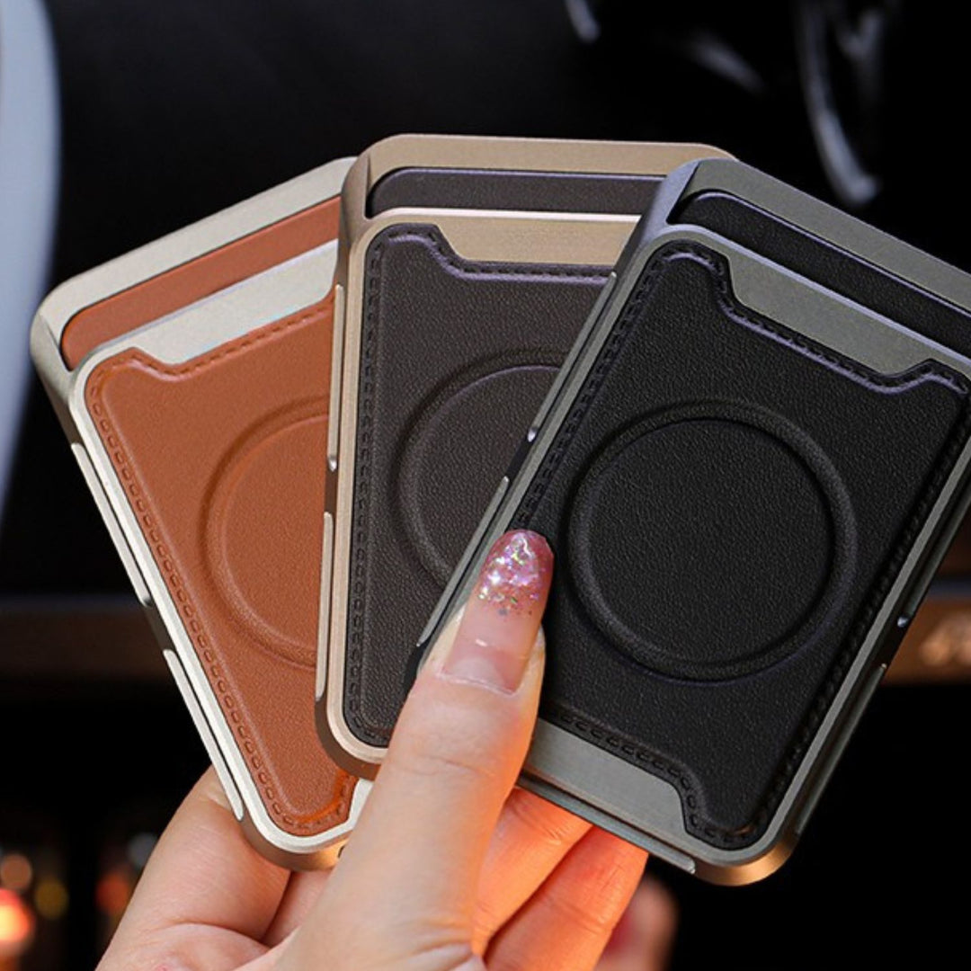 Titanium Magnetic Magsafe Card Holder