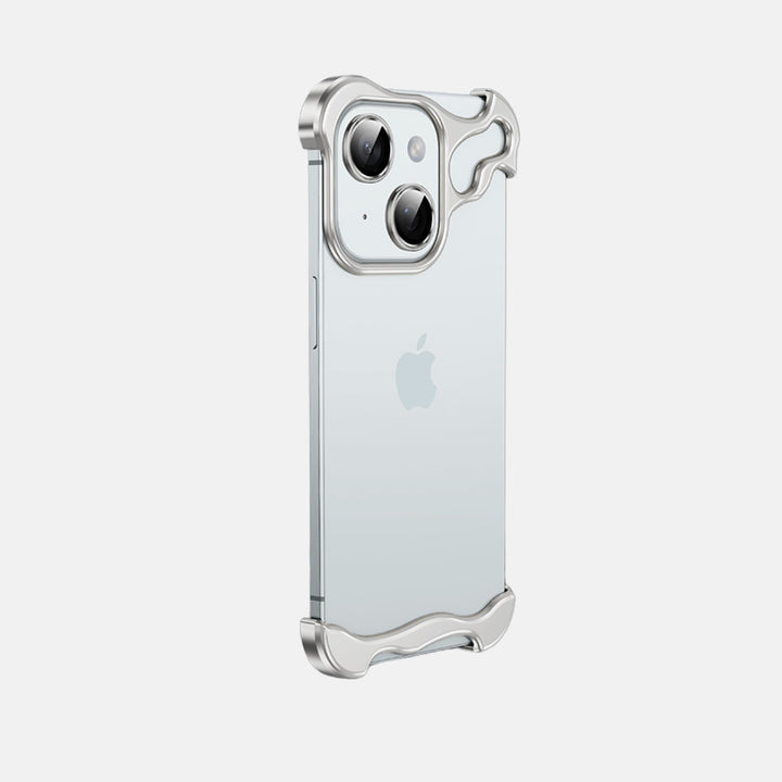 iPhone 14 Back Cover / Luxury Titanium Bumper Protection With Camera Ring