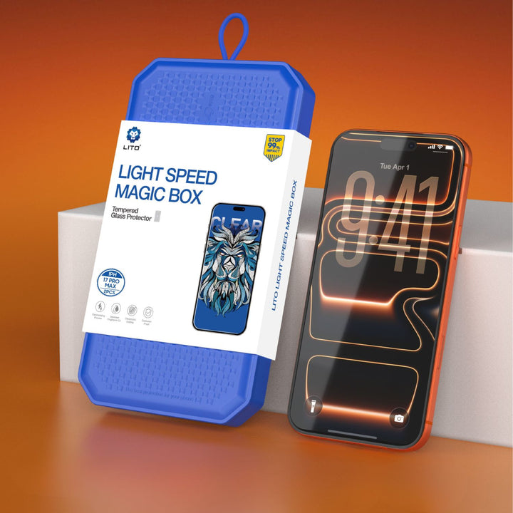 Lito Magic Box Scree Protector For iPhone 16&17 Series Pack of 2