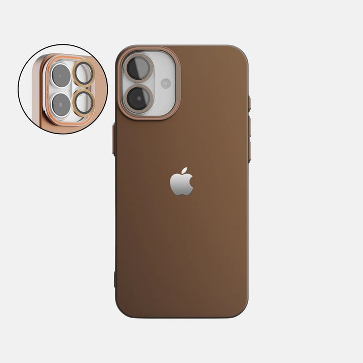 iPhone 16 Luxury Frosted Case With Camera Protection