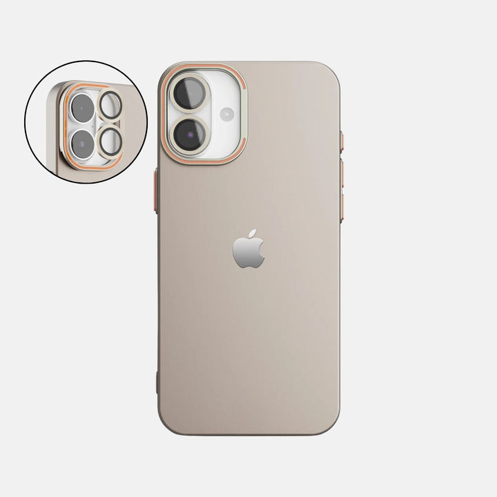 iPhone 16 Luxury Frosted Case With Camera Protection