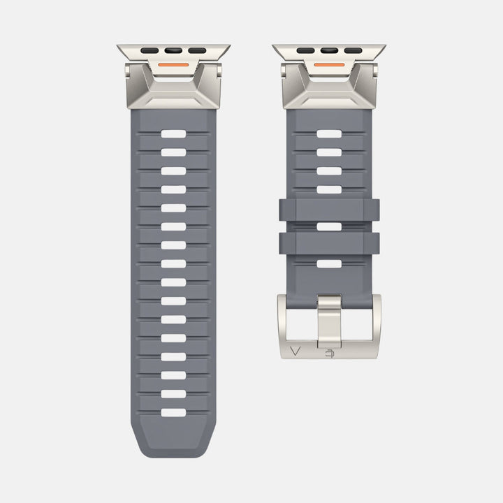 Luxury FKM Silicone Sport Bands For Apple Watch 42/44/45/46/49MM