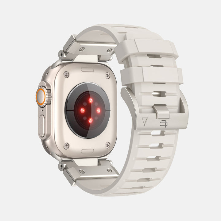 Luxury FKM Silicone Sport Bands For Apple Watch 42/44/45/46/49MM