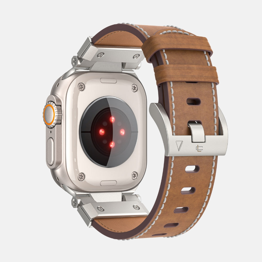 Luxury Leather Bands For Apple Watch 42/44/45/46/49MM