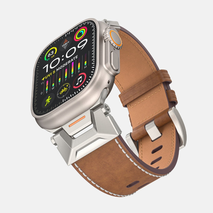 Luxury Leather Bands For Apple Watch 42/44/45/46/49MM
