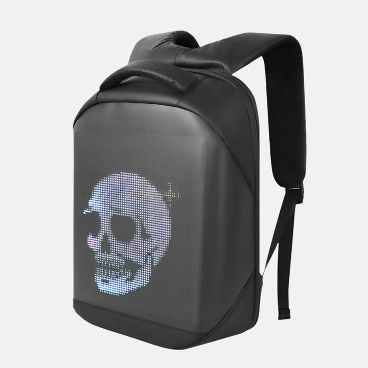 Premium LED Laptop Backpack - Stylish Illuminated Travel Bag for Men & Women (Black)