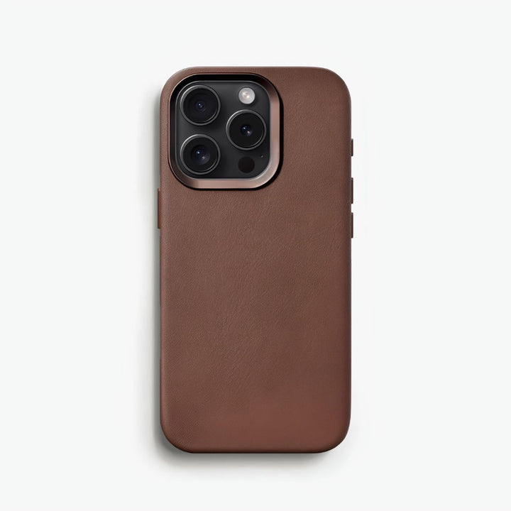 iPhone 16 ProMax Back Cover / Vegan Leather Case