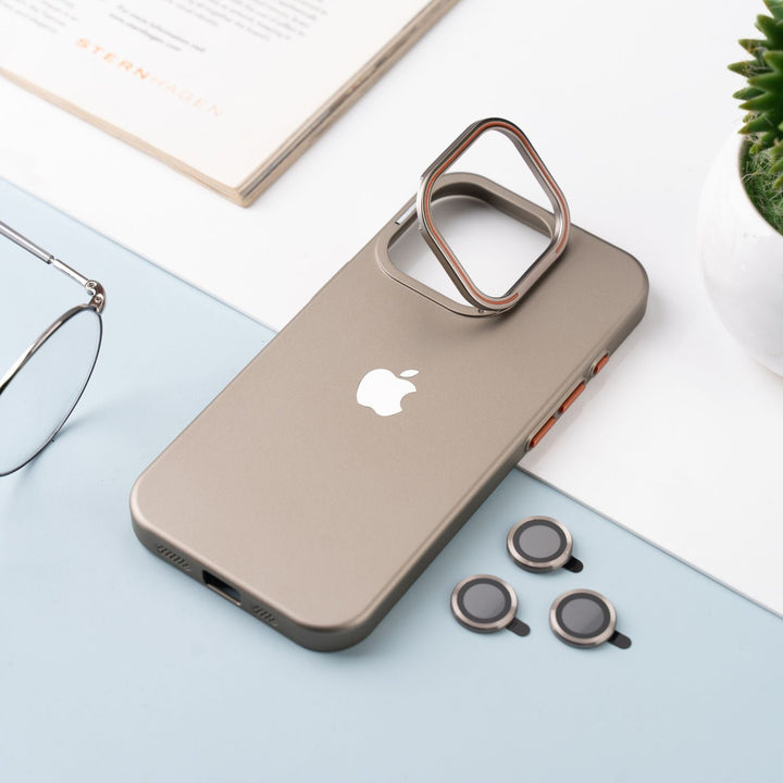 iPhone 16 Pro Luxury Frosted Case With Camera Protection