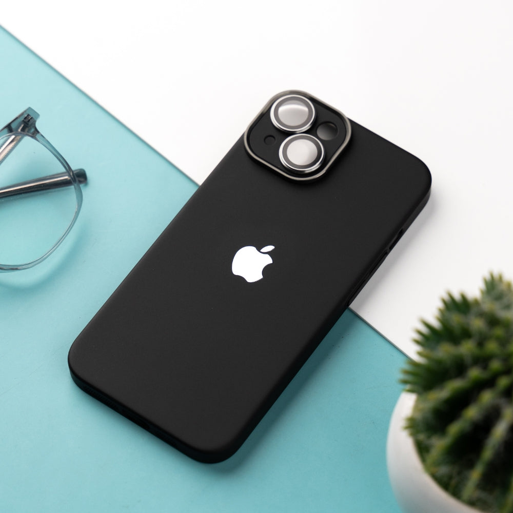 iPhone 13 Back Cover Luxury Frosted Case with Camera Protection