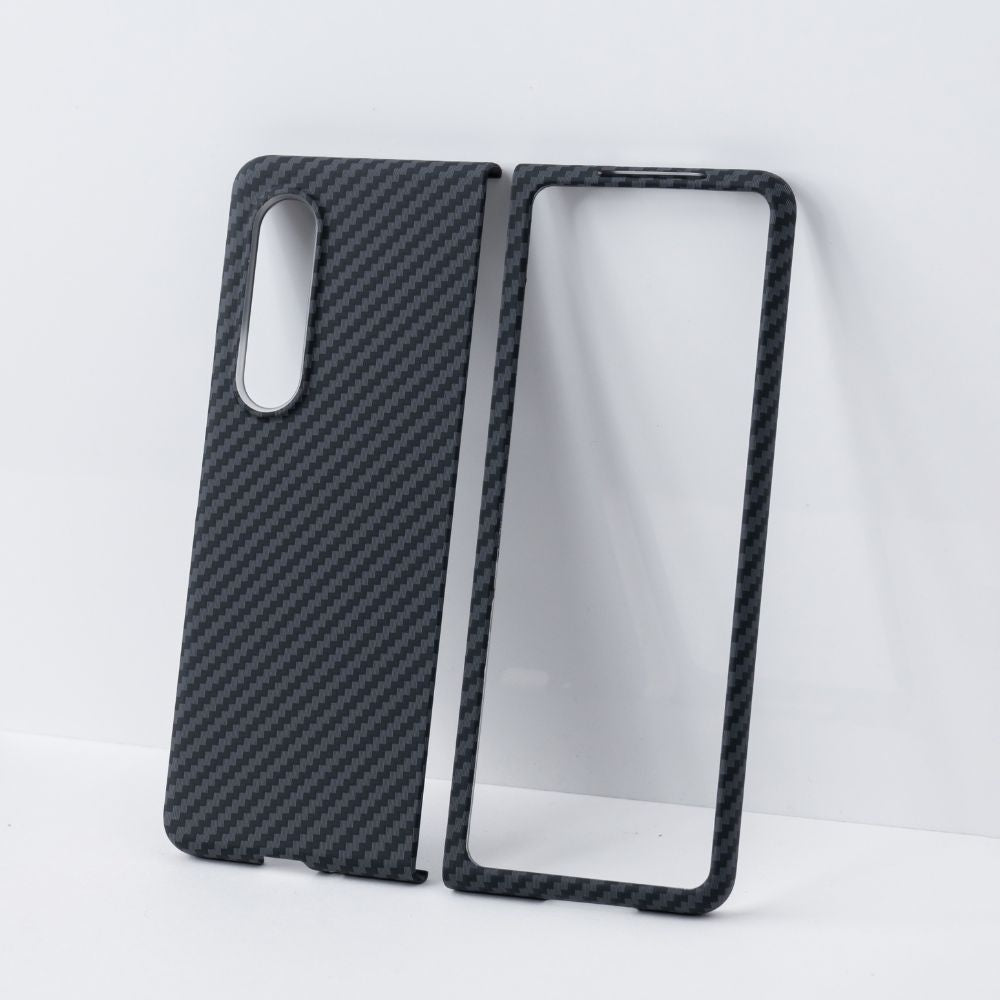 Samsung Galaxy Z Fold-3 Back Cover / Carbon Fiber Texture  Premium Case - Aprozone