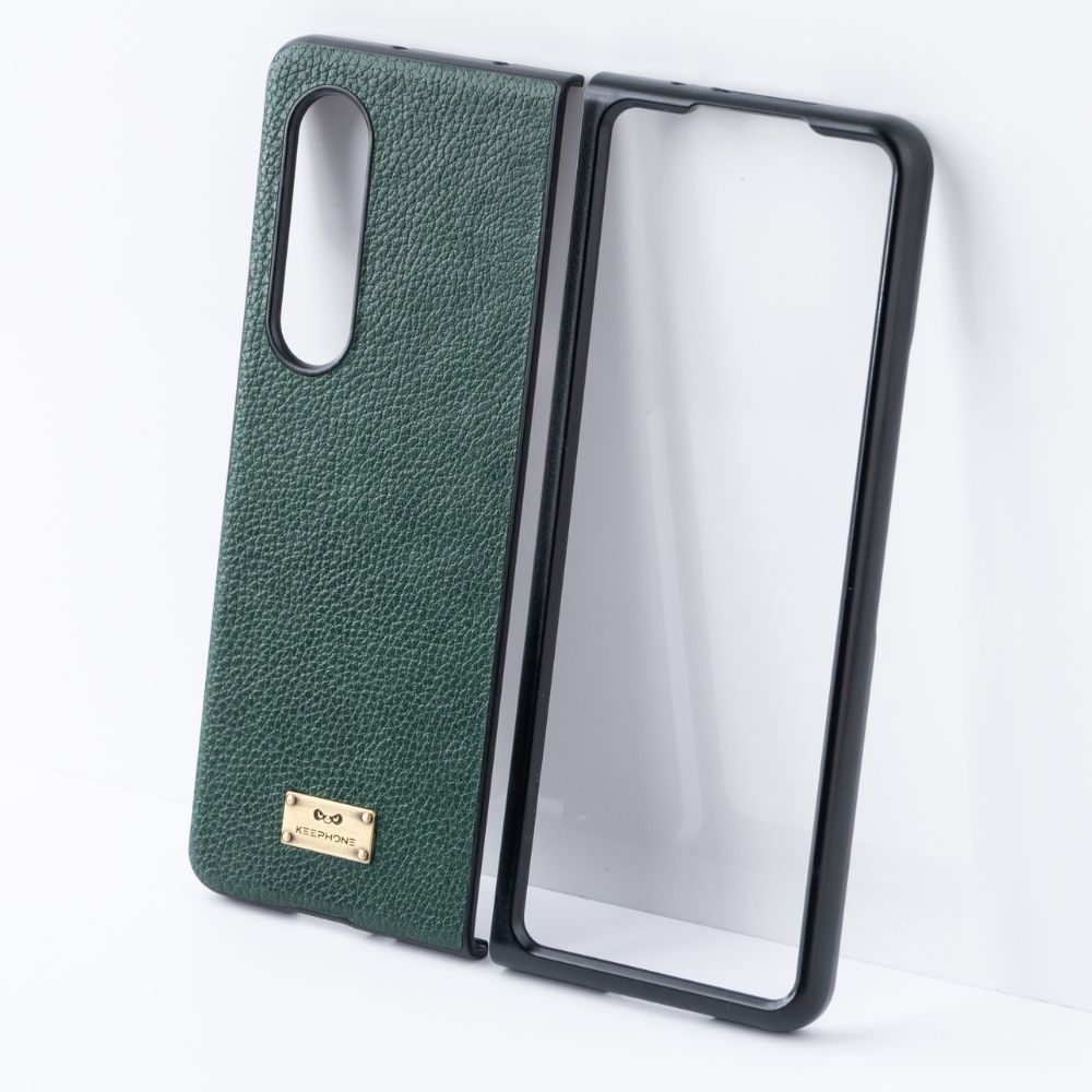 Samsung Galaxy Z Fold 3 Back Cover / Glory Series Leather Case - Aprozone