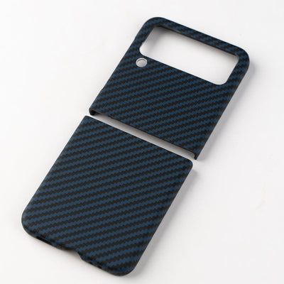 Galaxy Z Flip-4 Carbon Fiber Texture  Premium Case