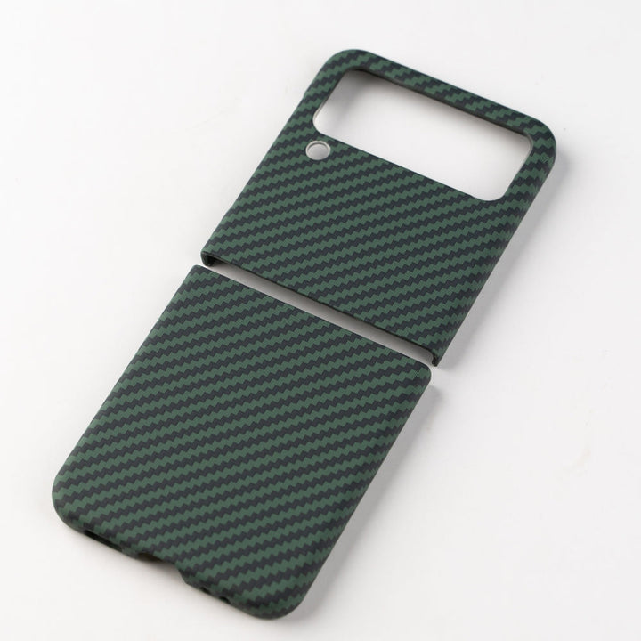 Samsung Galaxy Z Flip-4 Back Cover / Carbon Fiber Texture - Aprozone