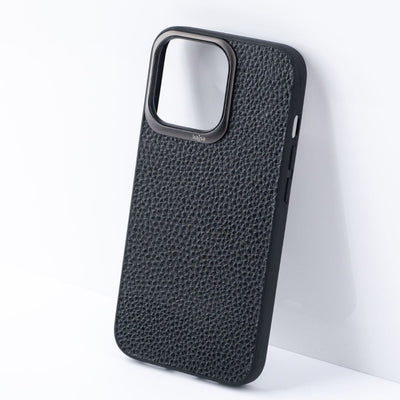 iPhone 13 ProMax Litchi Grain Series Genuine Leather Case