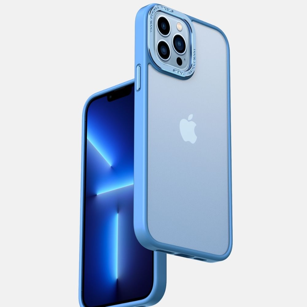 Frosted Matte Sierra Blue Case For iPhone 13/13Pro/13ProMax