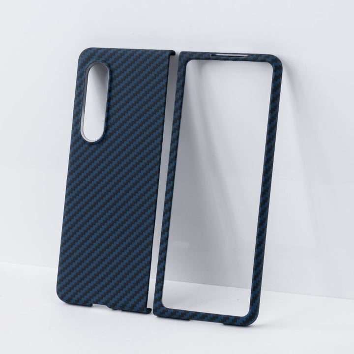 Samsung Galaxy Z Fold-4 Back Cover / Carbon Fiber Texture  Premium Case - Aprozone