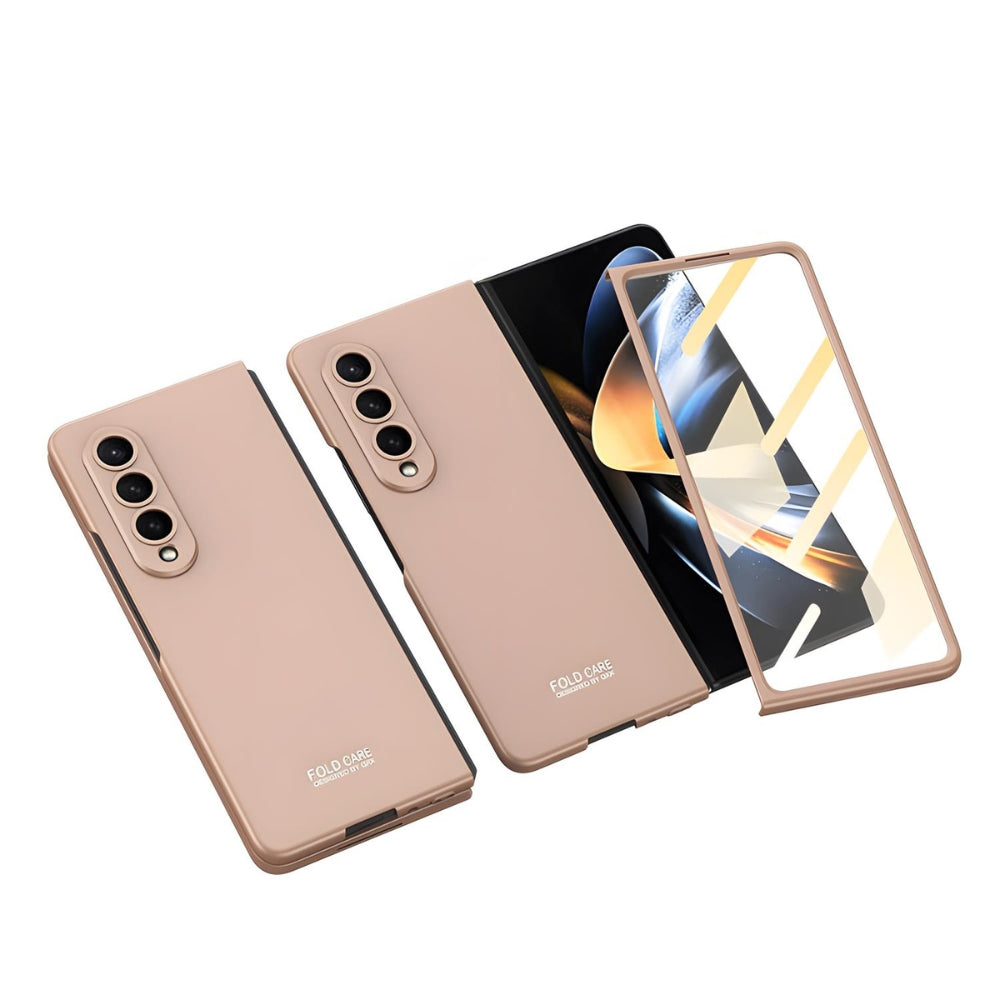 Samsung Galaxy Z Fold 4 Back Cover / Ultra-Thin Case With Glass - Aprozone