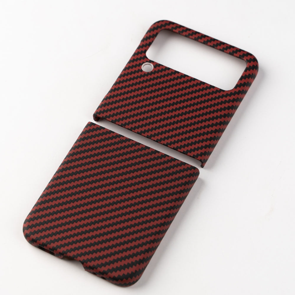 Samsung Galaxy Z Flip-4 Back Cover / Carbon Fiber Texture - Aprozone