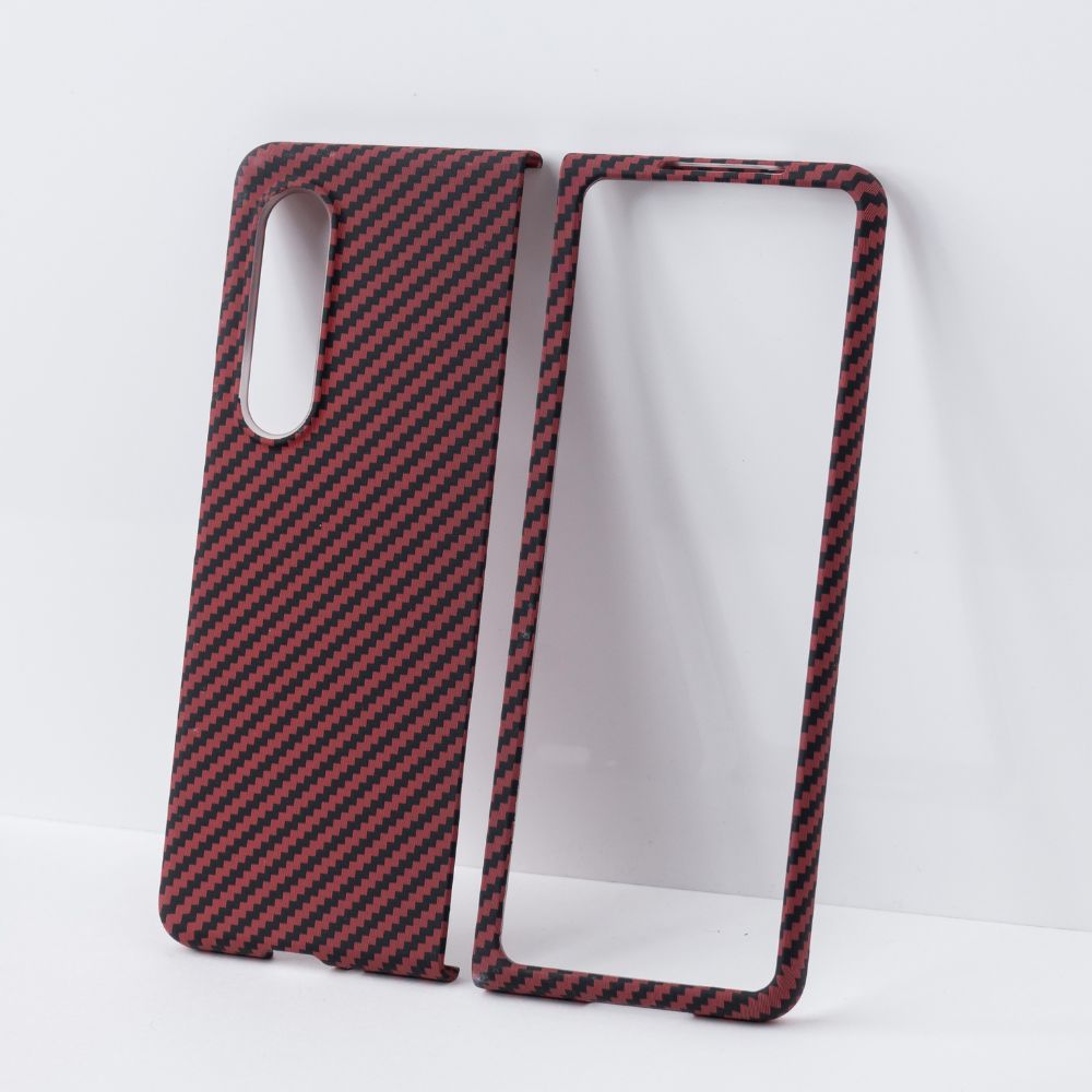 Samsung Galaxy Z Fold-3 Back Cover / Carbon Fiber Texture  Premium Case - Aprozone