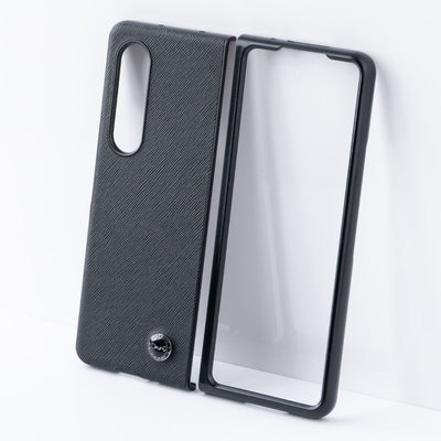 Galaxy Z Fold 3 Earl Series Leather Case