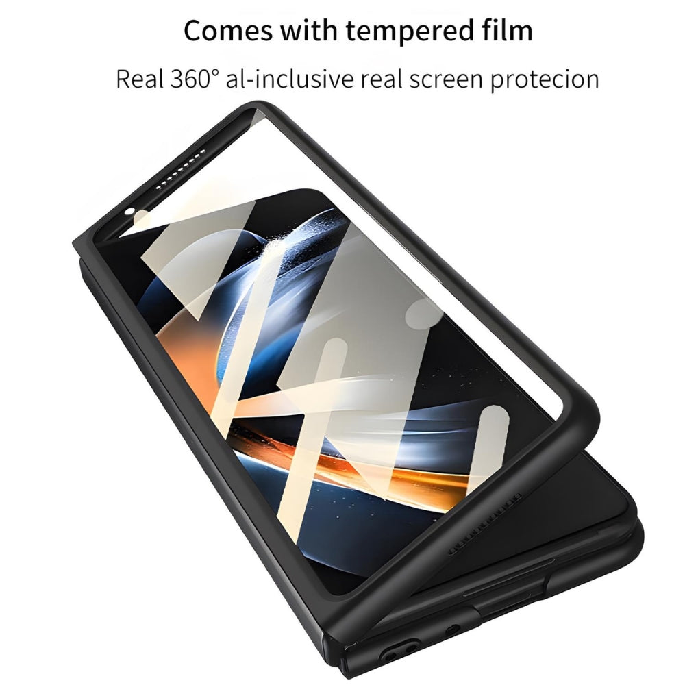 Samsung Galaxy Z Fold 4 Back Cover / Ultra-Thin Case With Glass - Aprozone