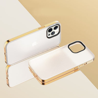 Galaxy Silicone Cases With Electroplated Sides For iPhone 12 Series