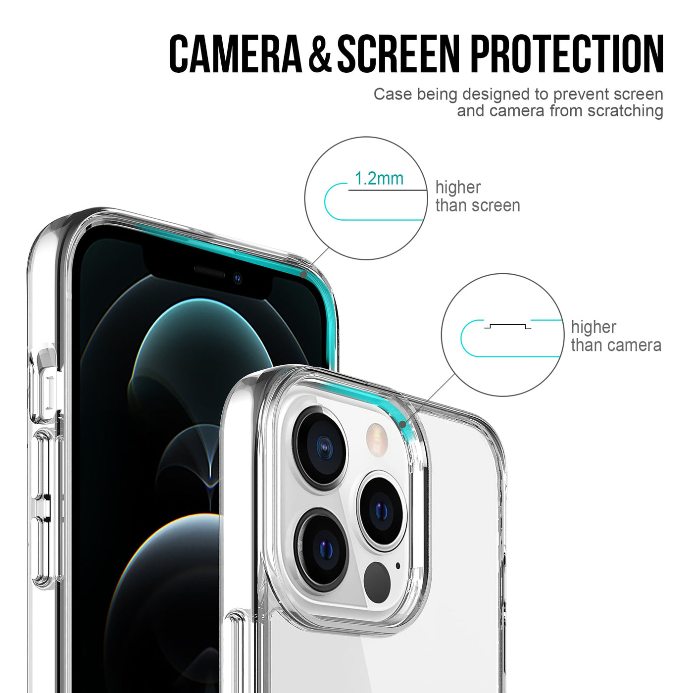 Crystal Clear 360 Protection Case For iPhone 13 Series