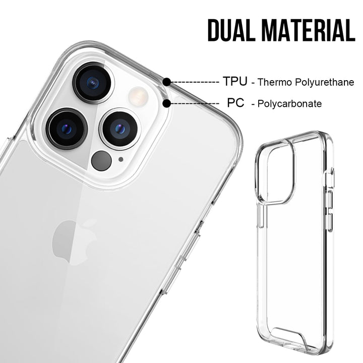 iPhone 13 Pro Back Cover / Crystal Clear 360 Protection Case