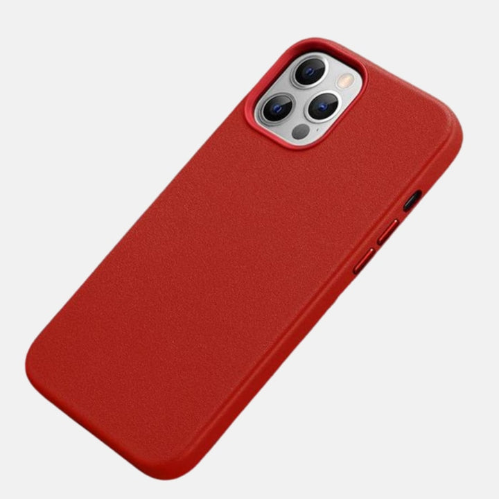 Luxury Leather Mag-Safe Support Magnetic Case For iPhone 12 Series